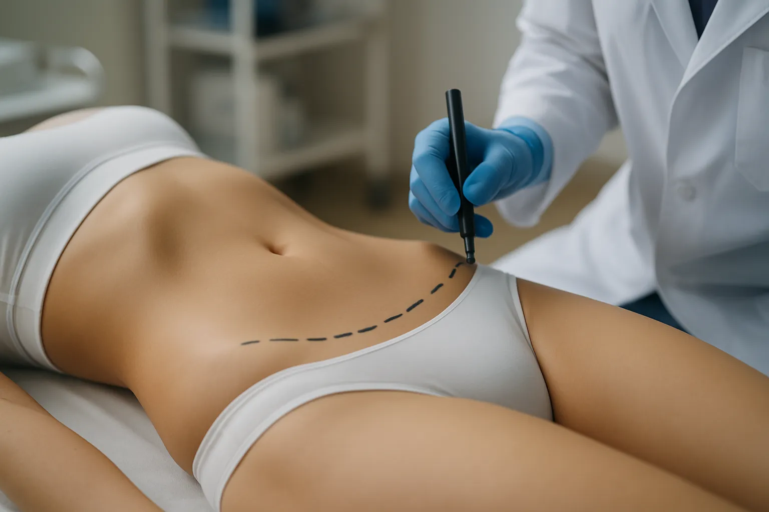 Professionelle Bauchstraffung in moderner türkischer Klinik